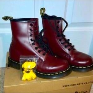 Red Dr. Martens- like new